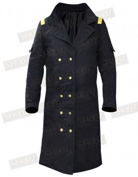 Steampunk Gothic Double Breasted Trench Costume Coat
